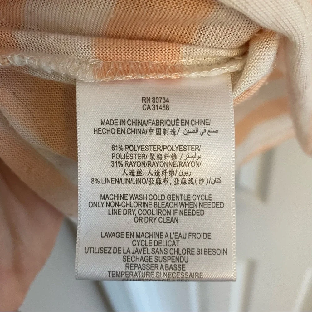 BCBGeneration Striped Top, Small - Picture 6 of 6